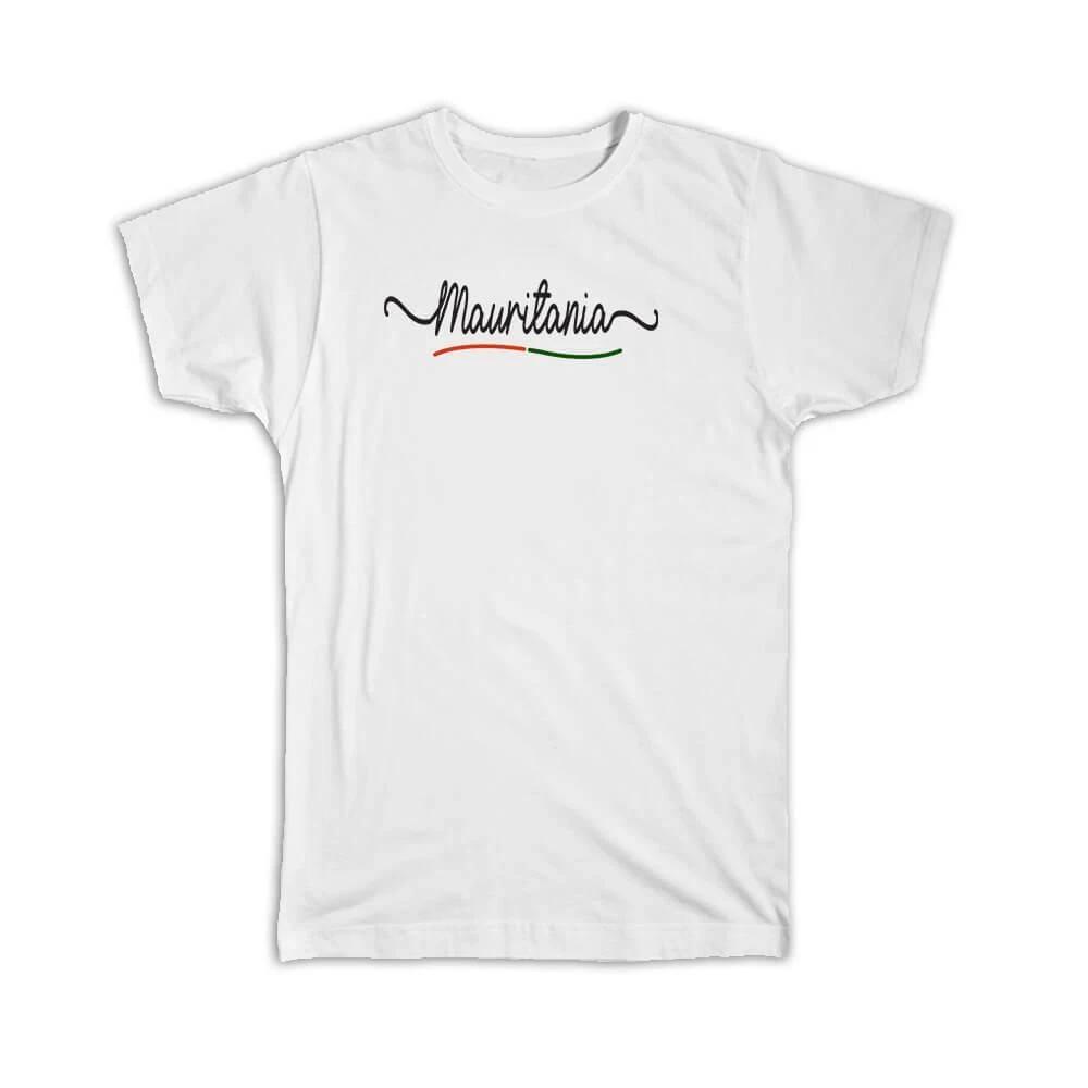 Gift T-Shirt : Mauritania Flag Colors Mauritanian Travel Expat Country 4XL