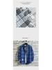 Hong Kong Style Men's Plaid Sun Protection Jacket - Long-Sleeved, Lightweight, Trendy & Stylish.