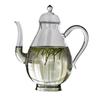 JUSTINLAU 450/650ML Imitation Song-style Teapot Brewing Puer Green Tea Kettle High-borosilicate Glass Water Jug Home Teaware