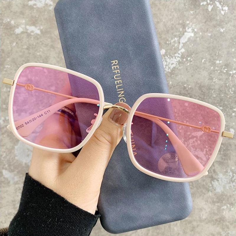 Quadratische photochrome Myopie-Brille Damen Mode Oversized Kurzsichtigkeit Brillen Klassischer Großer Rahmen Brillen 0 bis -600