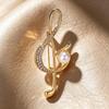 Exquisite Light Luxury Music Note Brooch Set - Anti-exposure Corsage Pin for Women