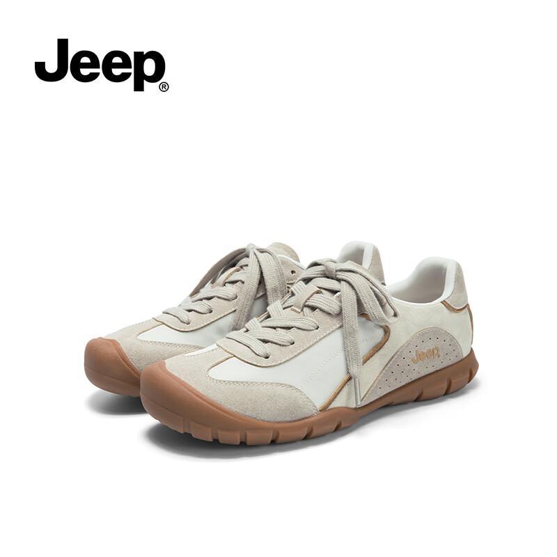 Jeep Women's Retro German Trainer Casual Shoes