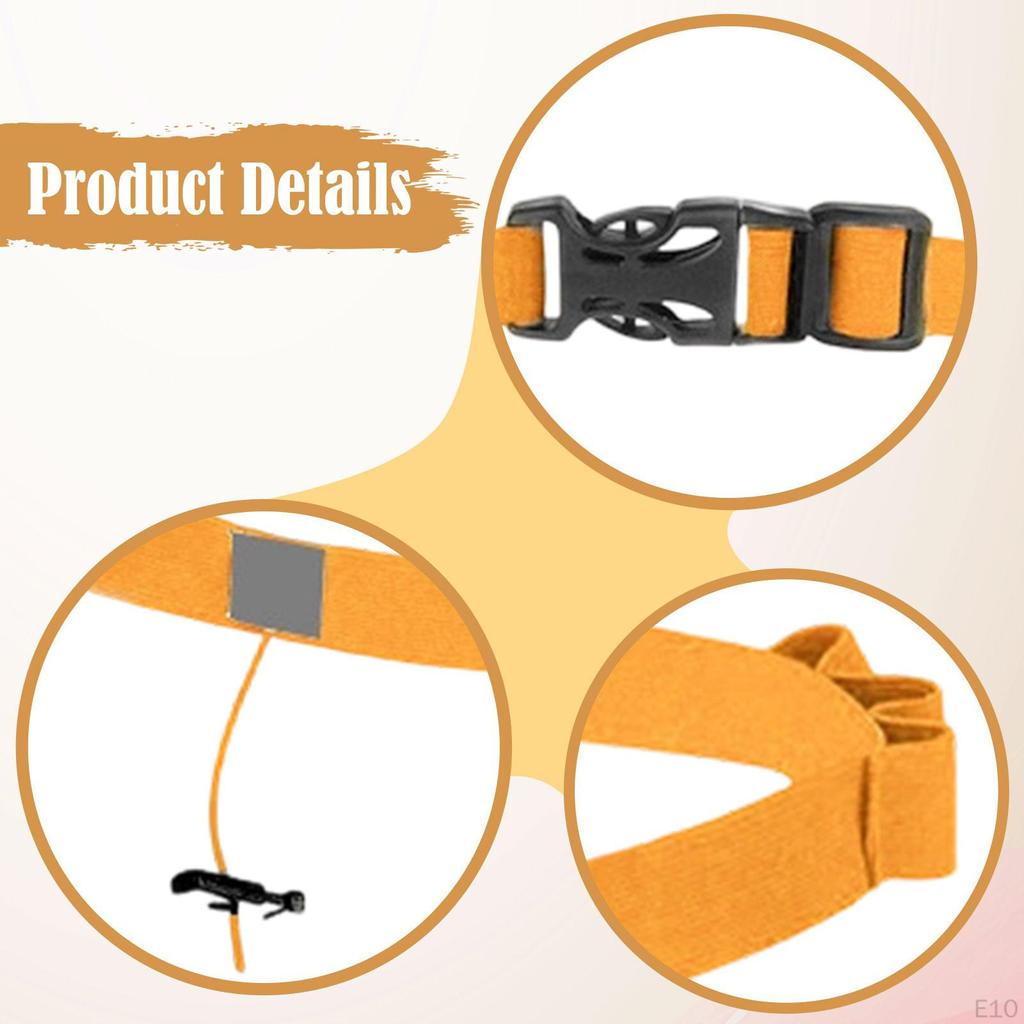 Adjustable Triathlon Number Belt with Loops, 6 Quick Release Food Ideal for Training,