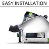 Railschuurder Slangpoort Zonder Klem met Vaste Positie Festool Voor Festool TS55 TS60 TS75 HK55 Railschuurmachine