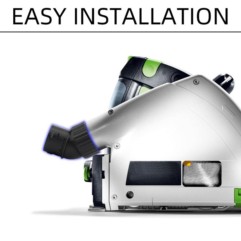 Railschuurder Slangpoort Zonder Klem met Vaste Positie Festool Voor Festool TS55 TS60 TS75 HK55 Railschuurmachine