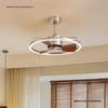 Bauhaus-Style Smart Ceiling Fan Light: Retro American Design, Variable Frequency, Low-Noise, Eye Protection, Ideal for Bedrooms and Restaurants