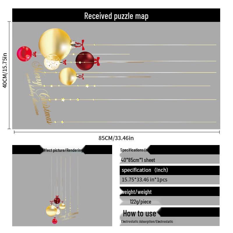 

Christmas Static Cling Window Stickers