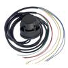 For European Compatible 12V Trailer Wire 2 Meter 7 Core Towing Coiled Wiring For Commercial Vehicle Camper Car Accessories