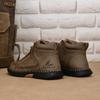 Men's Plus Size Martin Boots - Stylish High-Top Work Shoes for Autumn/Winter, Height-Boosting and Versatile for Outdoor Wear