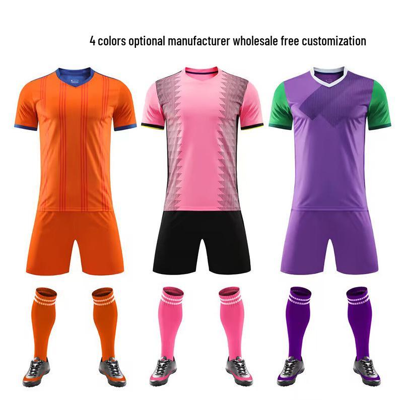 Custom Football Jersey Sets for All Ages - Quick-Drying Uniforms for Men, Women, Students, and Children