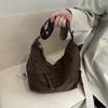 Fashi Leopard Print Crossbody Bag Lightweight Large Capacity Shoulder Bag Women's Casual Commuter Handbag Soft Dumpling Bag