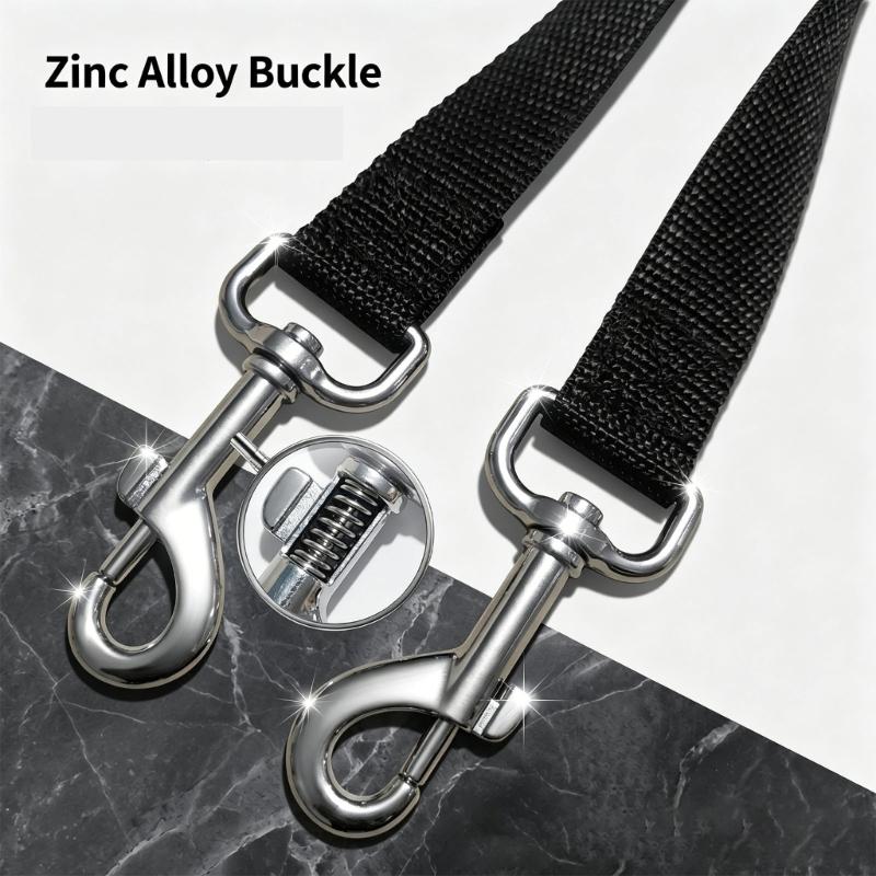 Horse Neck Stretcher Strap Set for Horse Schooling, Nylon Webbing with Metal Snap Clips, 250 cm Clip On Design for Neck Stretch Guidance, 2 Piece Set