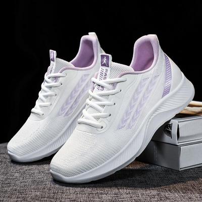 Sapatos para mulheres 2023 Outono Novos respiráveis Lazer Esportes Únicos Sapatos de rede para mulheres Aumentar Sapatos de rede para mulheres