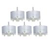 5Pcs DC Brush Motor Micro Alloy Electrical Tools for Automobile Field 2700rpm 3V RF-500TB