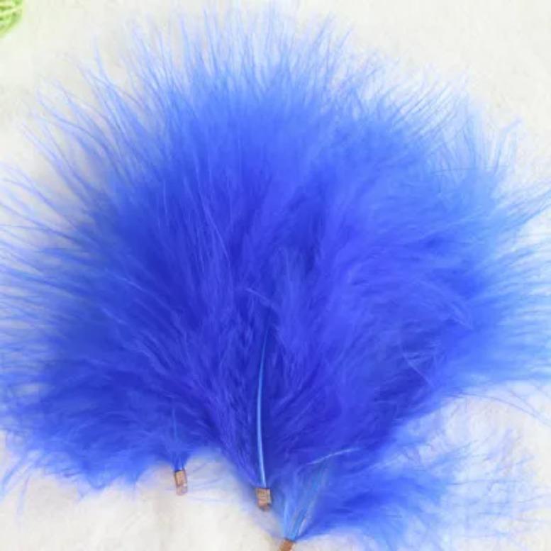 FeatherVelvet Feathers with Metal Clip Buckle, Turkey Plumas, DIY Feather Jewelry, Craft, Dream Catcher, Decoration Material, 10-12cm