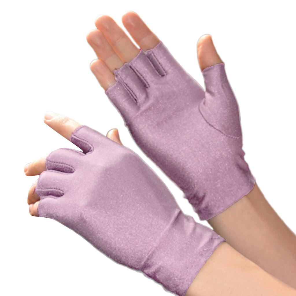 Sunblock Fingerless Gloves for Women Outdoor Activity Wrist Length Driving Gloves Light Weight Fingerless Sunblock Glove