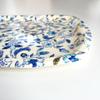 Kawashima Selkon MINTON Hardwick Blue Large Tray JN1540, Made In Japan