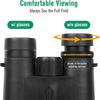 12x42 Binoculars for Adults High Power with Universal Phone Adapter,Compact Waterproof Binoculars with Low Light Vision for Bird Watching, Hunting,