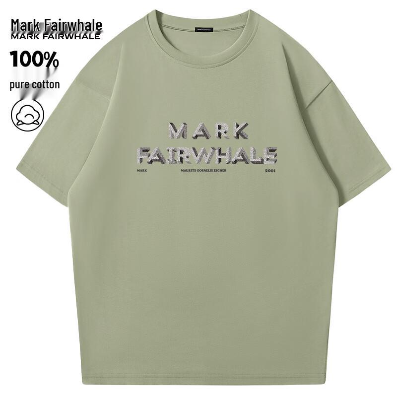 Mark Hua Fei Men's Retro Trendy Cotton T-Shirt