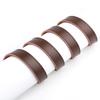 Leather Strap Strips Leather Belt Wrap Single Sided Flat Cord for DIY Crafts Projects Clothing Jewelry Wrapping Making