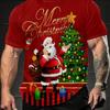 Christmas Style Hat 3d Print T-shirt Men Women Fashion Short Sleeve Tops Tees Funny Santa Claus Tshirt Mens Clothing Snowflake