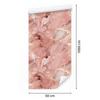 Wallpaper Marble Coral, Red, Peach and Cream 50x1000