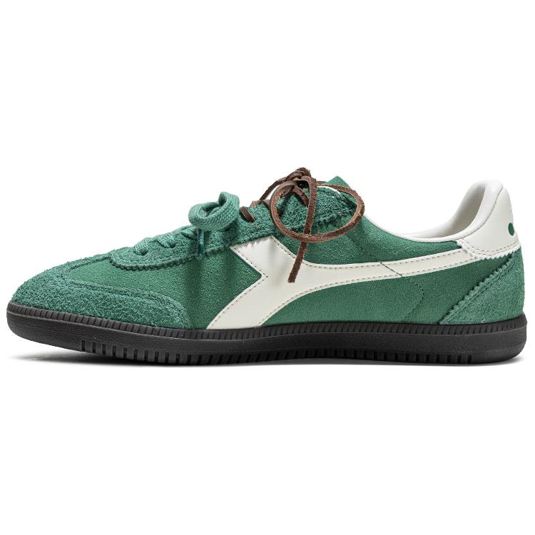 Herren Sneaker Diadora Dämpfung Niedrig geschnitten Skateboard Schuhe Unisex Grün Weiß 36.5 gray
