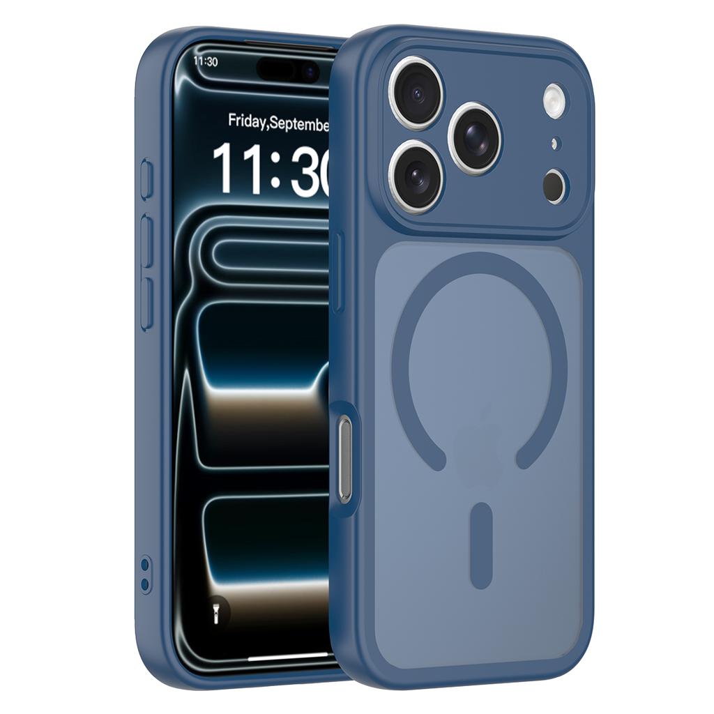Simple Magnetic Skin Feel Case for iPhone 18 Pro Max 17 Pro 16 15 14 13 12 Plus Shockproof for Magsafe Camera Protection Cover