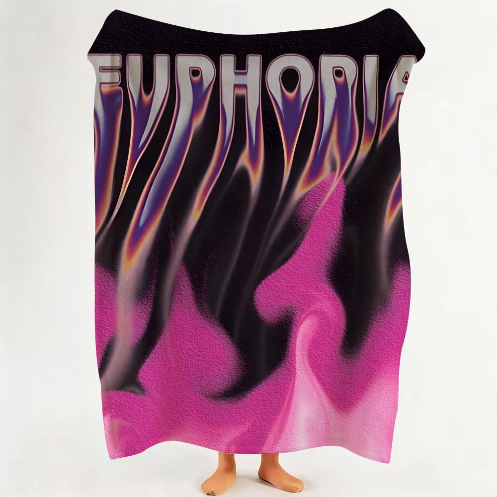 

Movie E Euphoria Throw Flannel Throw Blanket Suitable for Sofa Living Room Bedroom 75cmx90cm