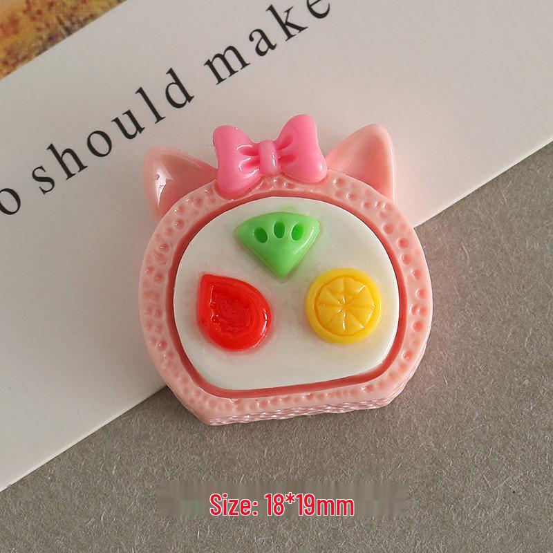 Three-Eyed Alien Cake Roll Resin Accessories for DIY Phone Case
