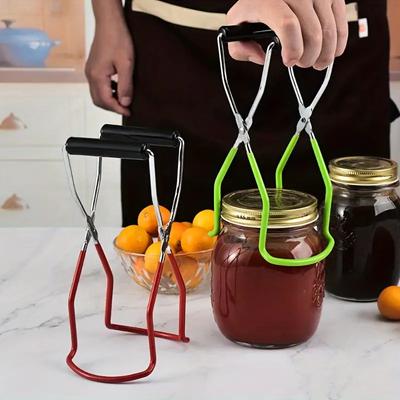 Multifunkční nerezová svorka na talíře a misky Kuchyňský artefakt Konzervační kleště Protiskluzová svorka proti popálení