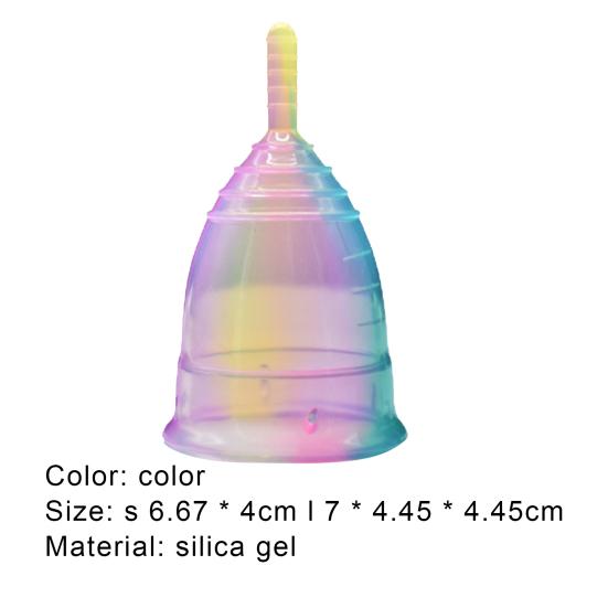 Extra-Thin Skin-friendly Menstrual Cup Silicone Easier to Clean Menstruation Alternative Cup Health Care Tool