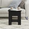  Coffee Table, Black, 40x40x42 Cm, Wood-based Material