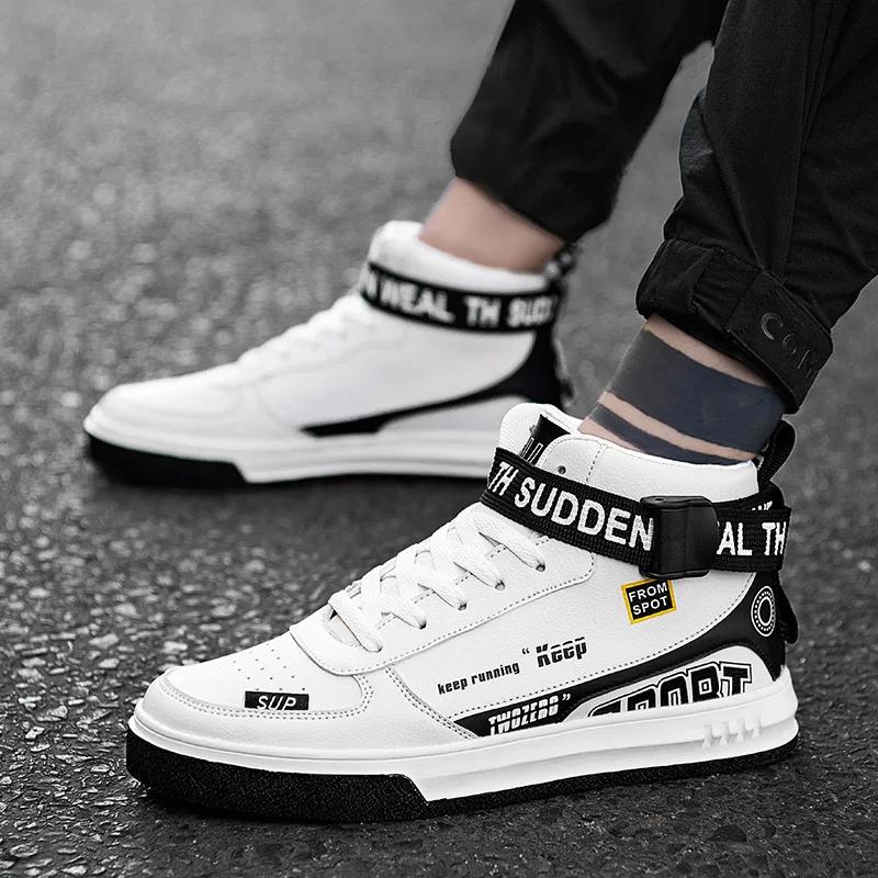 Herrenmode Freizeitschuhe High Top Sneaker Frühling Neu Herrenschuhe Hohe Qualität Rutschfest Laufschuh Zapatillas