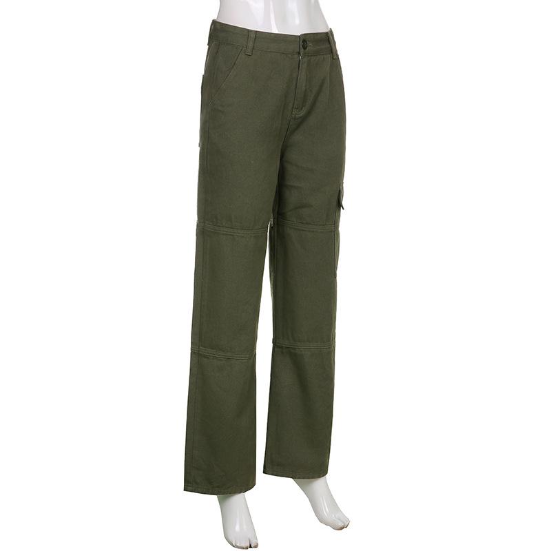 Harajuku Streetwear Oversize Summer High Waist Women's Casual Wide Leg Cargo Pants for Women Baggy Pants Woman Trousers