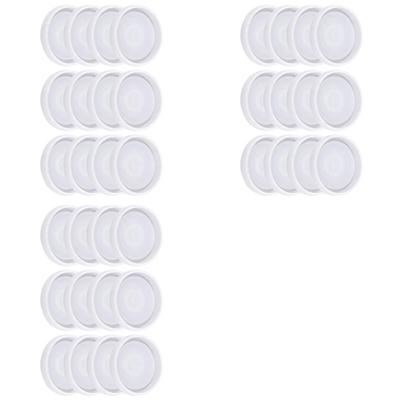 A25F-36 Pack DIY Round Silicone Coaster Molds Silicone Resin Mold Clear Epoxy Molds For Casting With Resin