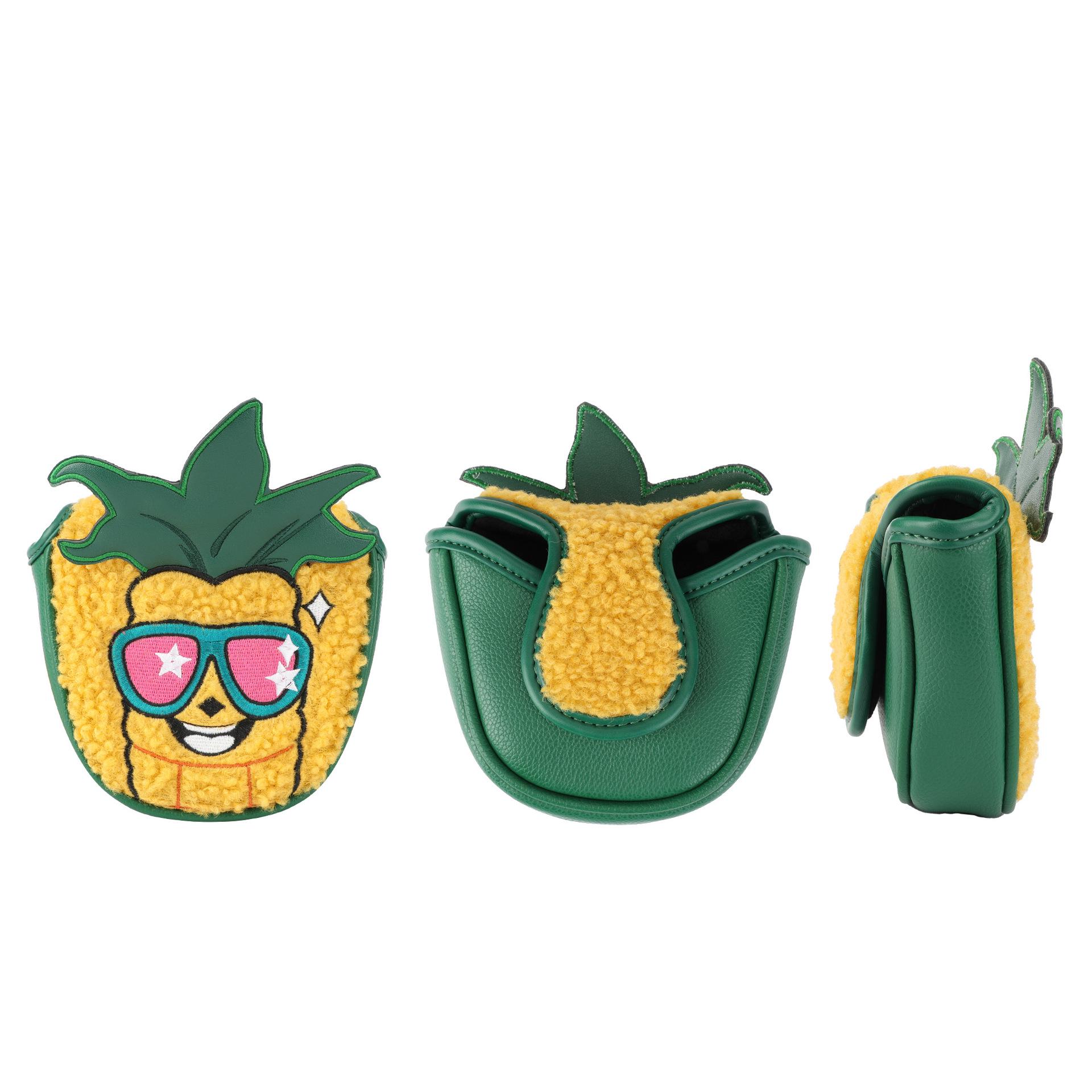 

In-Stock Semi-Circular Corn-Shaped Golf Putter Cover: Scratch & Wear Resistant зелений