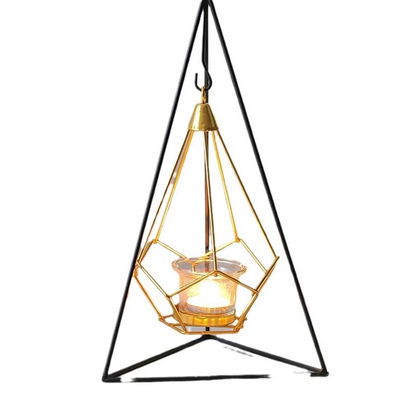 Nordic Metal Swing Hydroponic Candlestick Decor