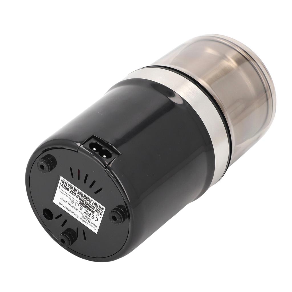 Electric Coffee Grinder SUS304 Blade 1 Key Work Coffee Bean Grinder for Kitchen Shop 100g Capacity