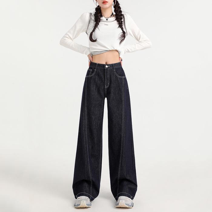 

Женские джинсы в стиле ретро с широкими штанинами - Коллекция весна/лето 2025 M