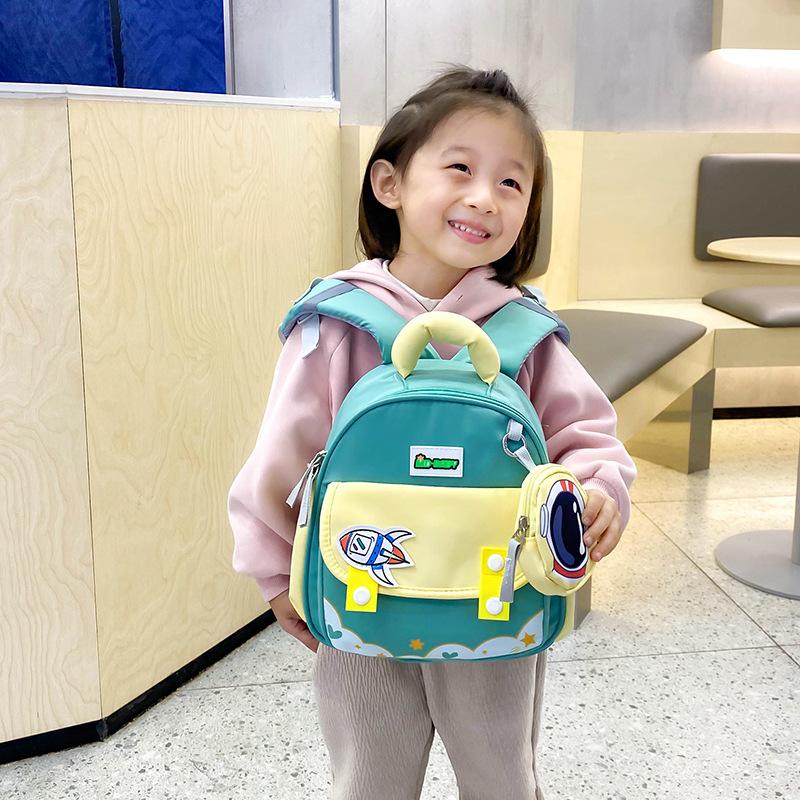 Children'S Backpack, Kindergarten Boys And Girls Schoolbag, Personalized Foreign Style, Light Leisure Children'S Backpack
