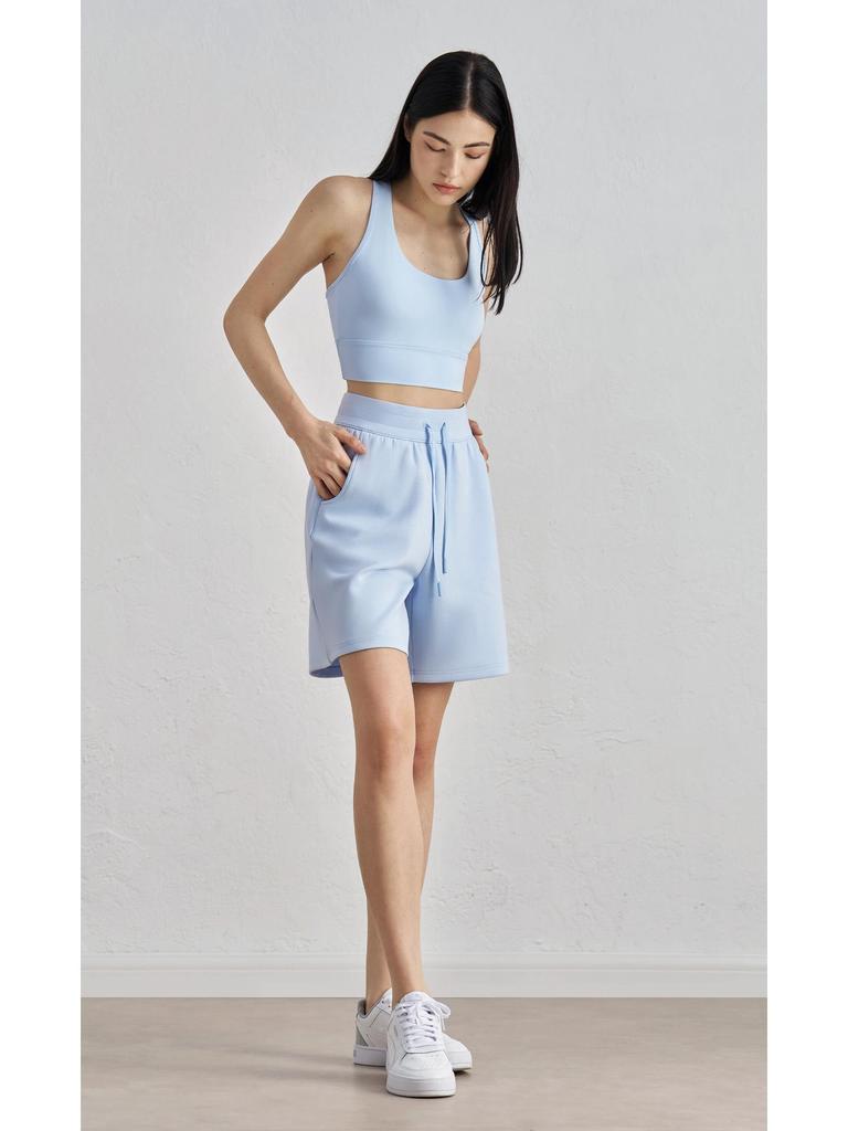 NU Racerback Sport-BH med Bröstinlägg - Yoga Fitness Topp