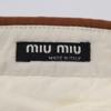MIUMIU Made In Italy Long Pants 44 Brown Women Used
