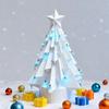 1 Stück Grün/Weiß Harz Weihnachtsbaumschmuck, Weihnachtsdekoration, Weihnachtsgeschenk, Verbessert die festliche Atmosphäre, Geeignet für den Innenbereich D