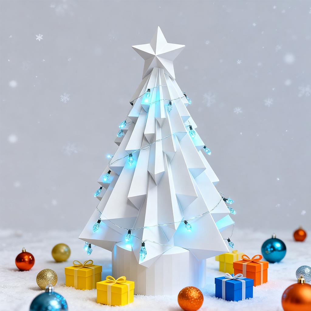 1 Stück Grün/Weiß Harz Weihnachtsbaumschmuck, Weihnachtsdekoration, Weihnachtsgeschenk, Verbessert die festliche Atmosphäre, Geeignet für den Innenbereich D