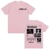 Rapper Morad MDLR 2025 Tour Graphic Tshirts Unisexs Clothing Retro Gothic Oversized Tshirt Unisex High Quality Crewneck T Shirts