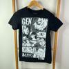 Dr. Stone Gen Shirt Mens Extra Small Black White Anime Short Sleeve Crew Neck