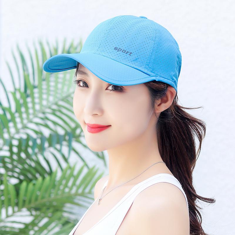 Perforated Breathable Mesh Quick-drying Caps for Men and Women Summer Casual Sun Protection Baseball Caps