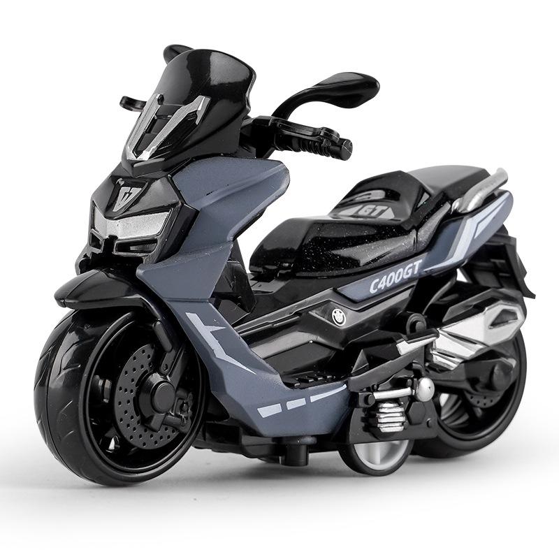 Alloy Motorcycle Keychain Toy Car for Boys