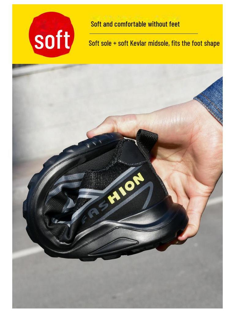 Herren Isolierte Elektriker Arbeitssicherheitsschuhe - Anti-Quetsch- & Durchtrittsichere Kunststoffkappe
